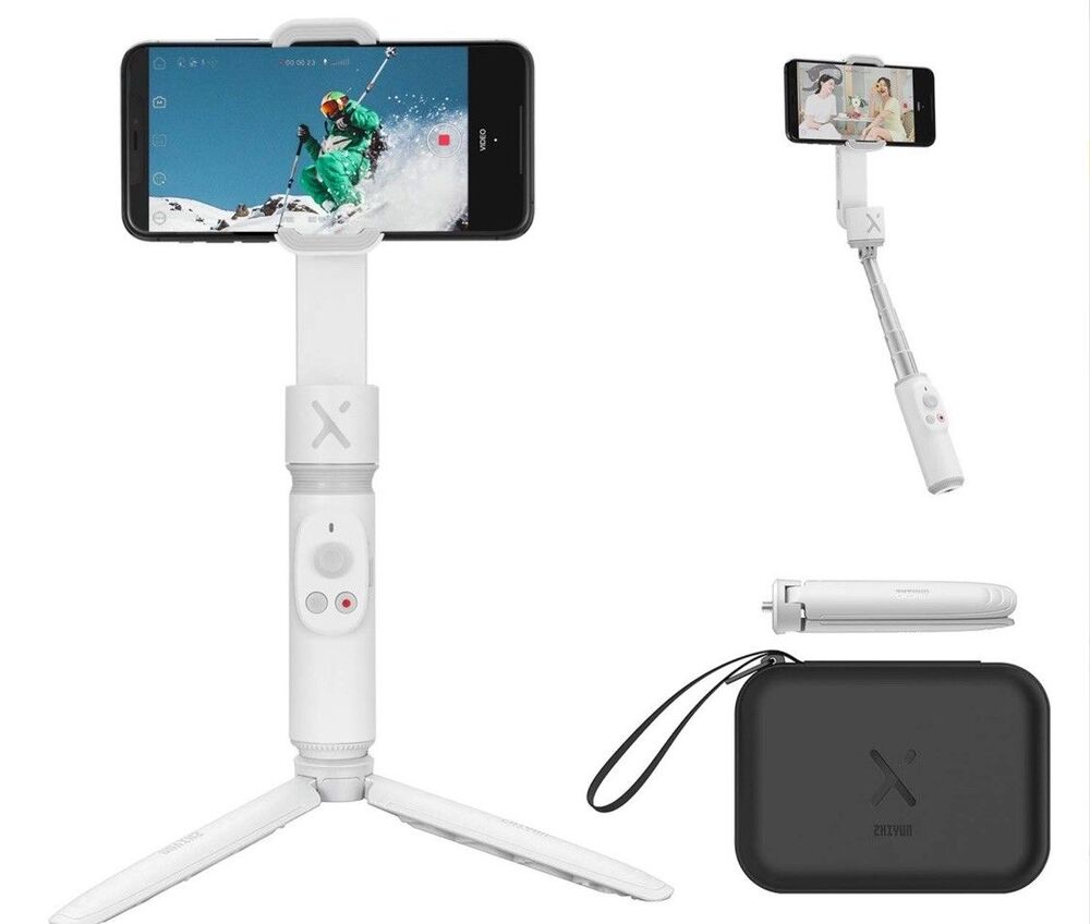 Zhiyun Smooth X Foldable Gimbal Stabilizer for Smartphone, Handheld Selfie Stick